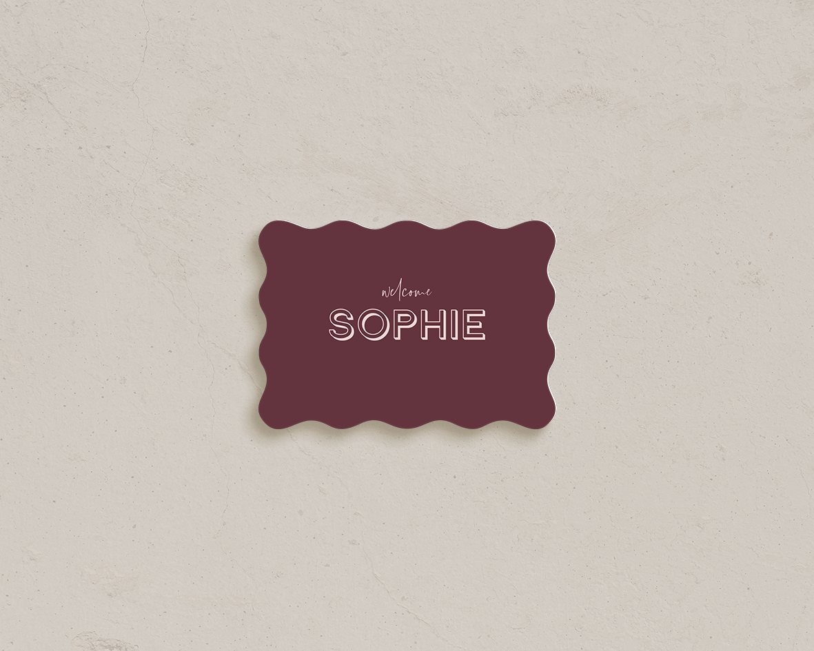 Cardstock Dolce Place Cards