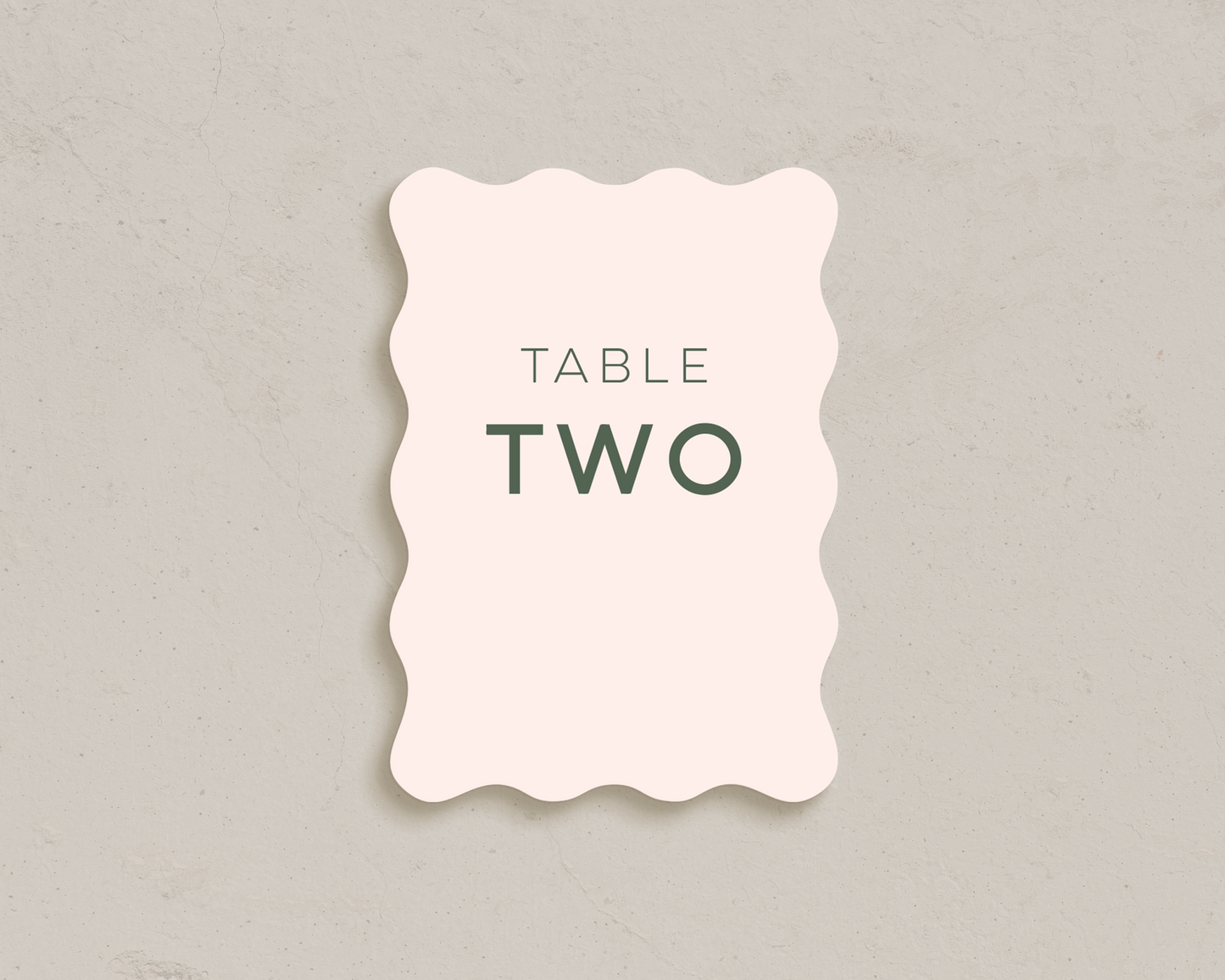 Palermo Table Numbers